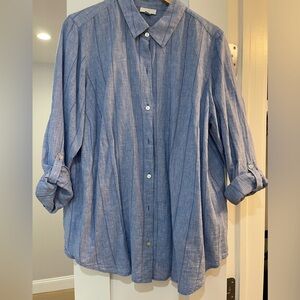 J Jill linen button down